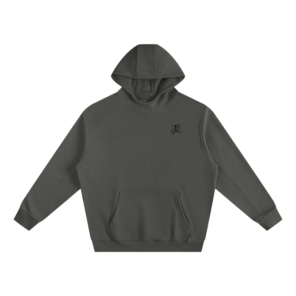 B-stil Fleeced High Neck Hoodie
