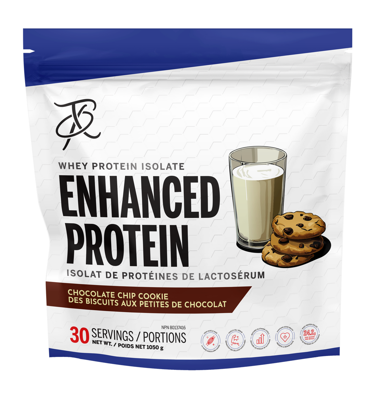 Enhanced Protein Chocolate Chip Cookies