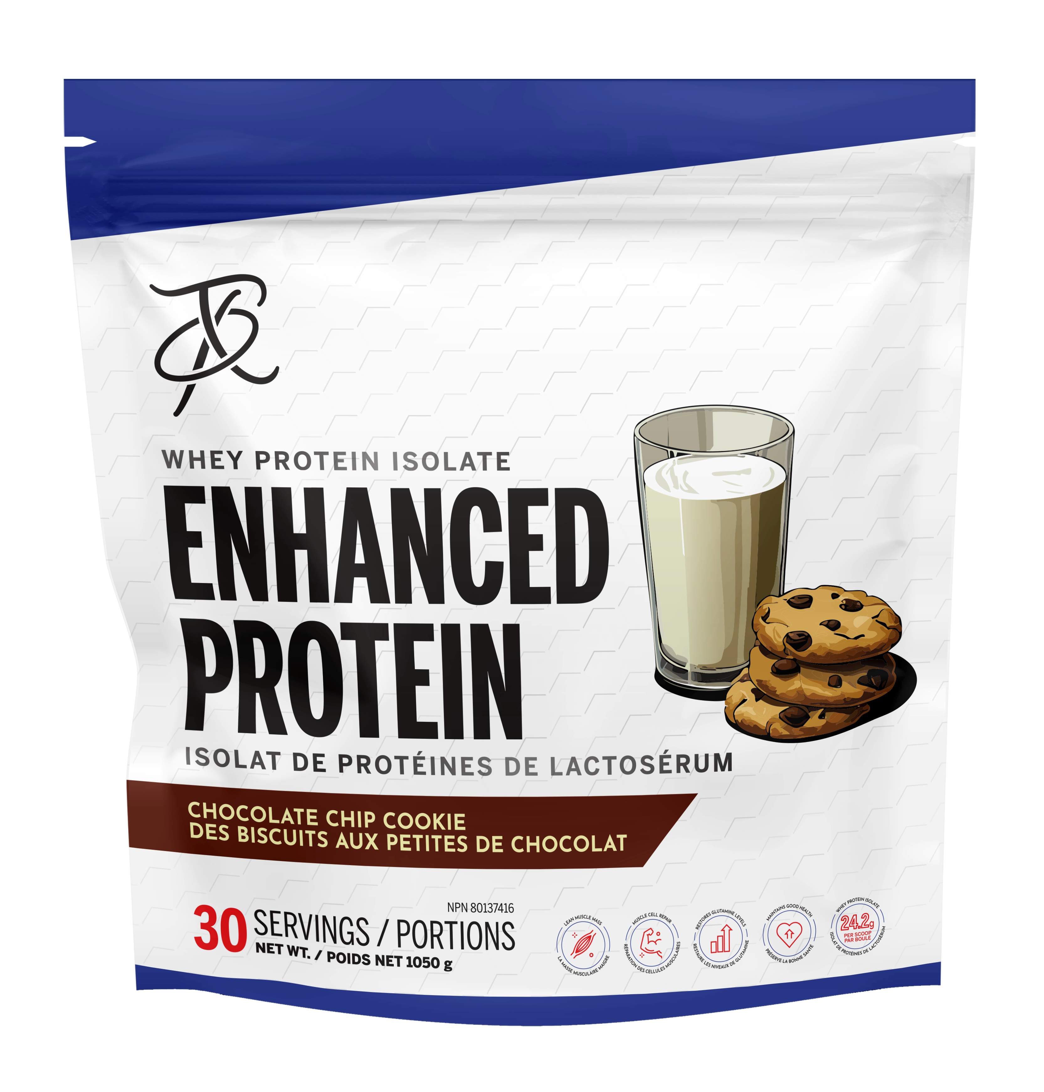 Enhanced Protein Chocolate Chip Cookies