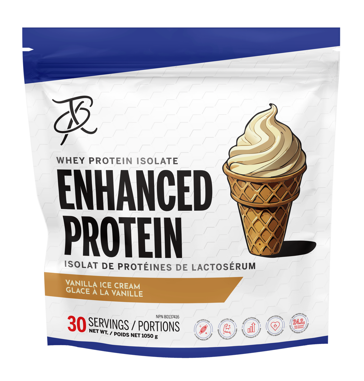 Enhanced Protein Vanilla Ice Cream