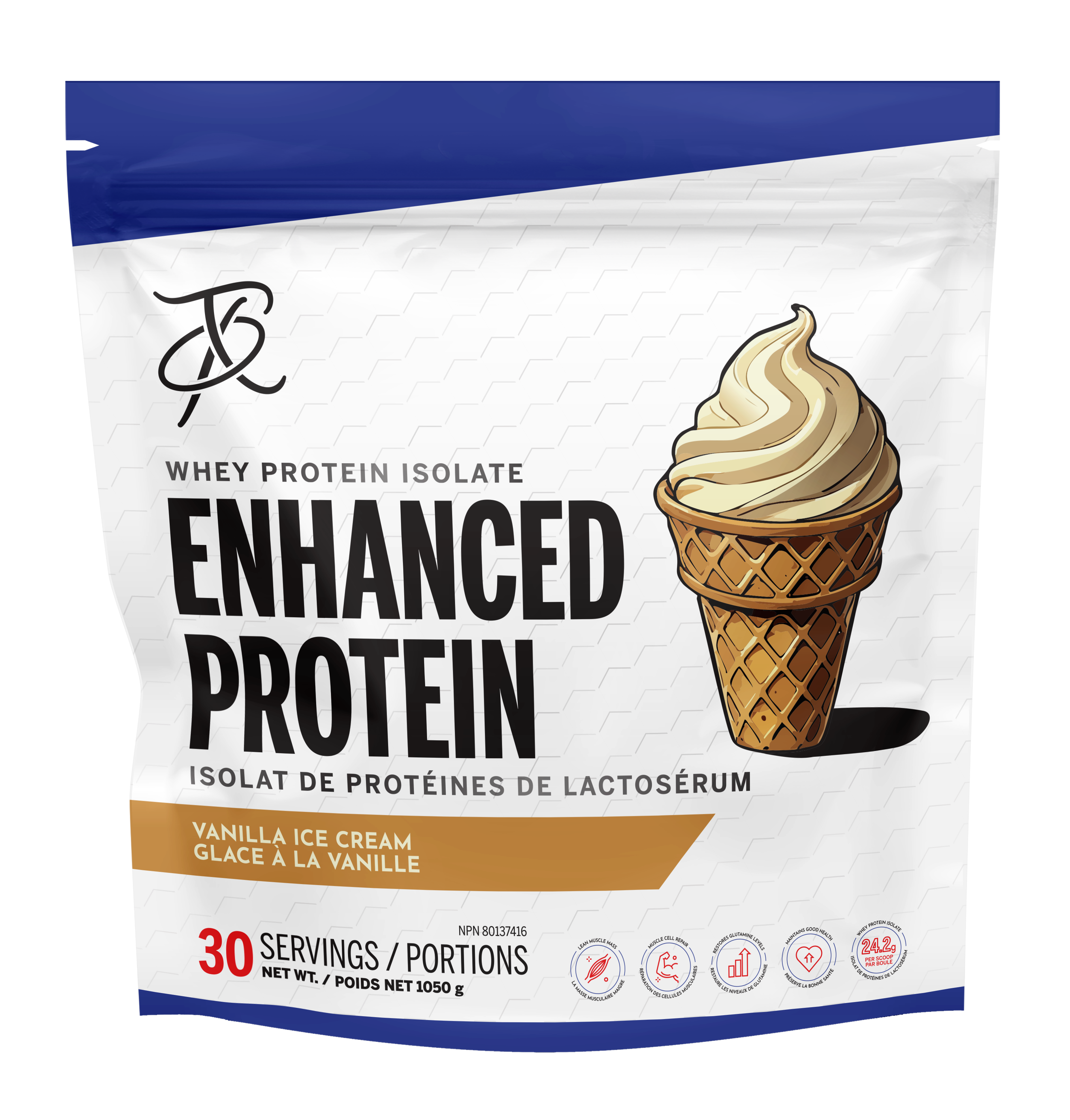 Enhanced Protein Vanilla Ice Cream