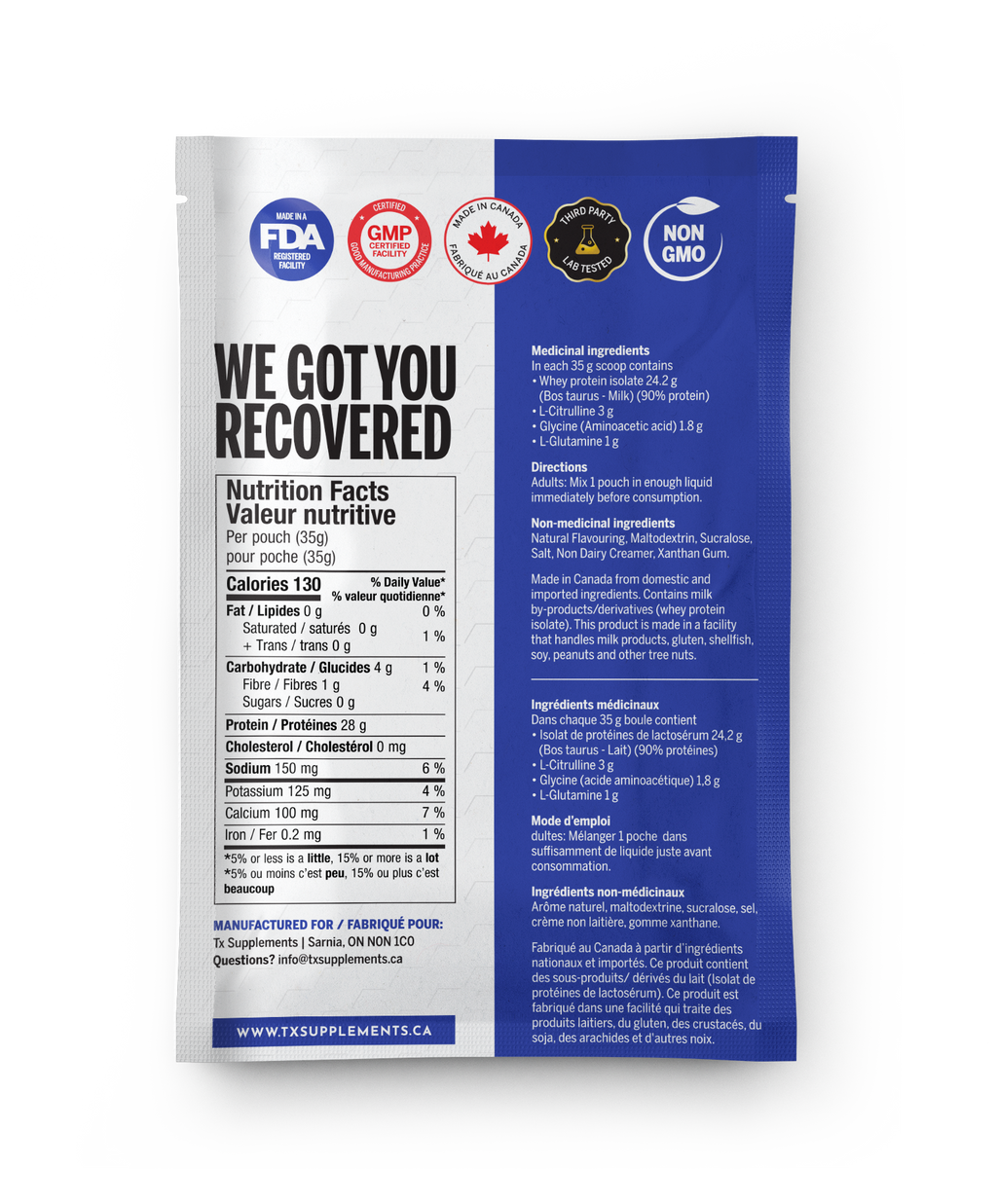 Single Serve Enhanced Protein