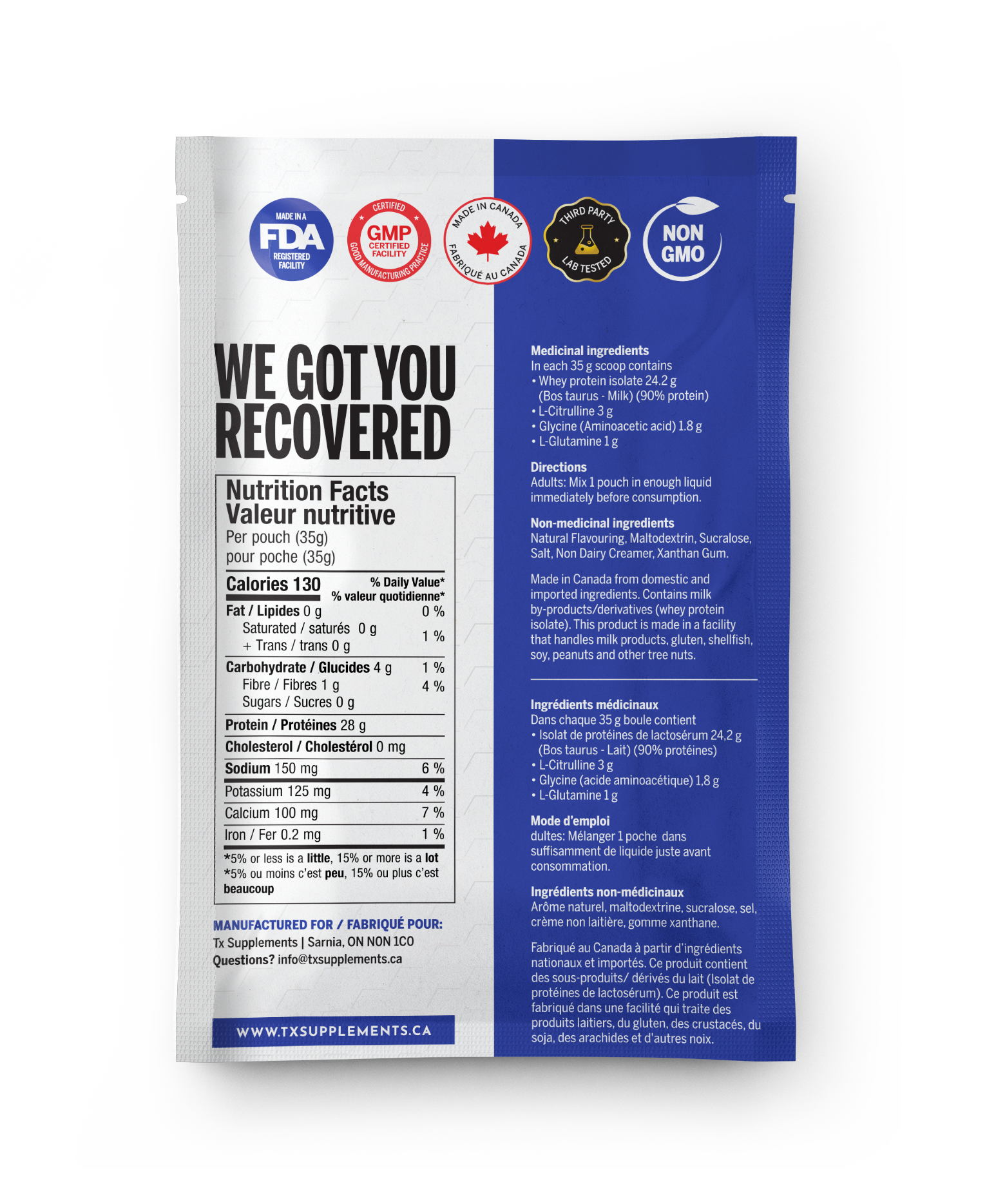 Single Serve Enhanced Protein