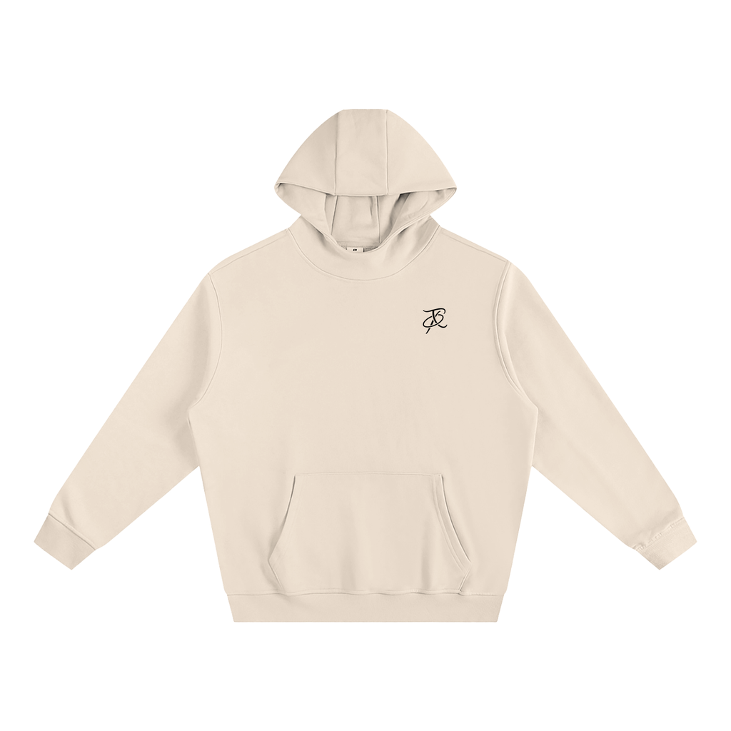 B-stil Fleeced High Neck Hoodie