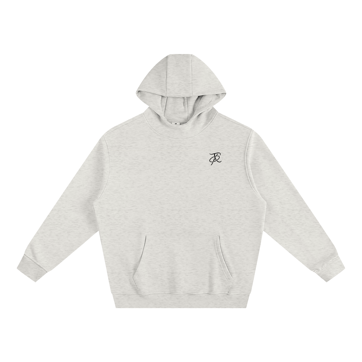 B-stil Fleeced High Neck Hoodie